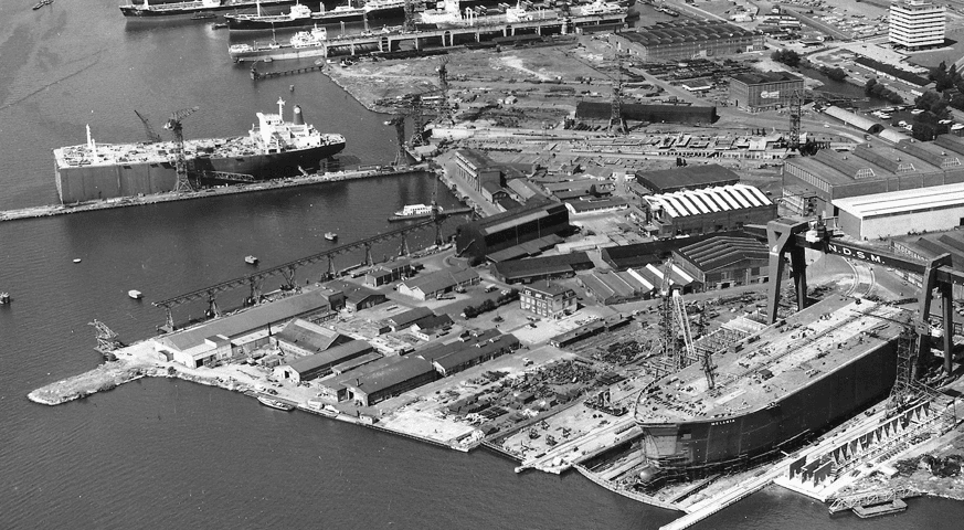 Haven en scheepswerf Van Riemsdijkweg NDSM Amsterdam